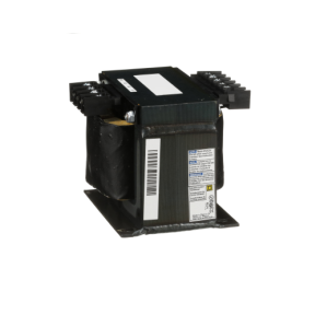 Schneider Electric Control Transformer; 350 VA; 208V/360V/416V/520V; 220V/380V/440V/550V; 230V/400V/460V/575V; 240V/416V/480V/600V Primary; 85V/104V/115V; 90V/110V/120V; 95V/115V/125V; 99V/120V/130V Secondary; Single-Phase; No Fusing
